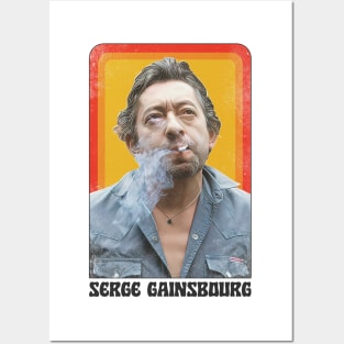 Serge Gainsbourg /\/ Retro Style Fan Art Posters and Art